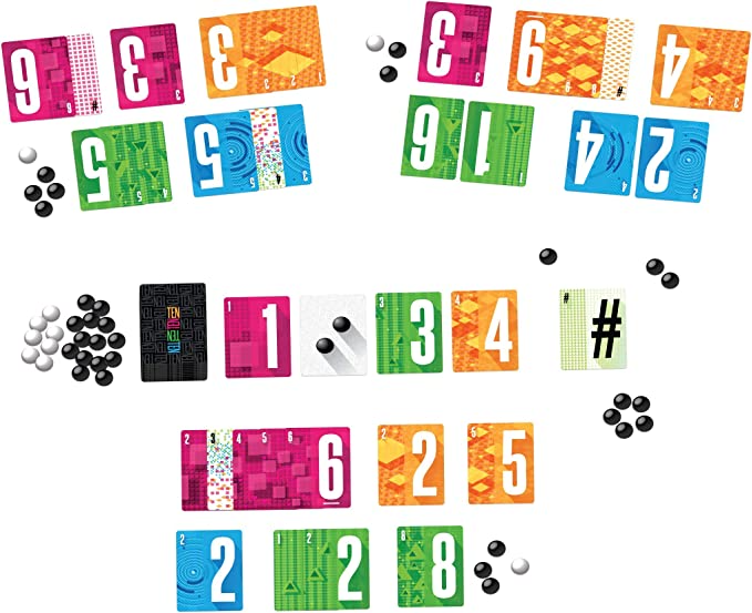 Alderac Entertainment Group TEN Board Game Push Your Luck Auction Board Game for Adults and Family for 1 to 5 Players Average Playtime 15 to 30 Minutes AEG7100