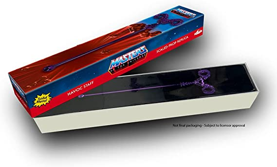 Factory Entertainment Masters of The Universe Skeletor Havoc Staff Scaled Prop Replica Violet Standard