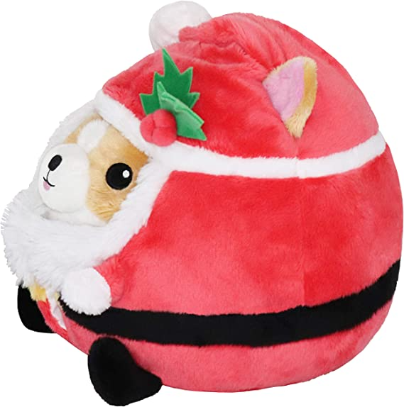 Squishable Undercover Corgi in Santa 7 Inch Toy