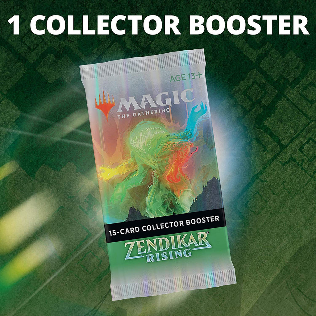 Magic The Gathering Zendikar Rising Gift Bundle 10 Draft Booster Packs 1 Collector Booster Accessories WOCC7729