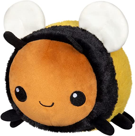 Squishable Snugglemi Snackers Fuzzy Bumblebee 5 Inch Plush Toy