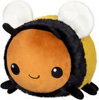 Squishable Snugglemi Snackers Fuzzy Bumblebee 5 Inch Plush Toy