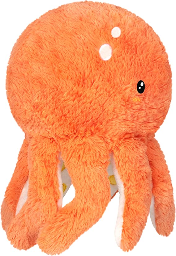 Squishable Mini Cute Octopus - Coral 7 Inch Plush Toy