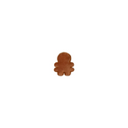 Squishable Mini Gingerbread Man 7 Inch Plush Toy