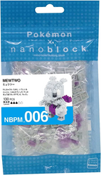 Nanoblock Pokemon Mewtwo Building Kit White