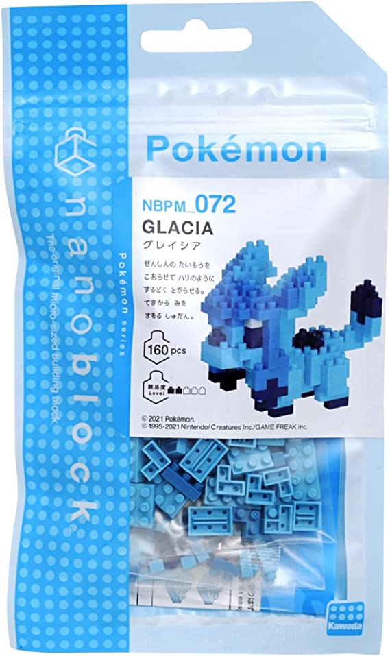 Nanoblock Glaceon nanoblock Pokemon Series Building Kit
