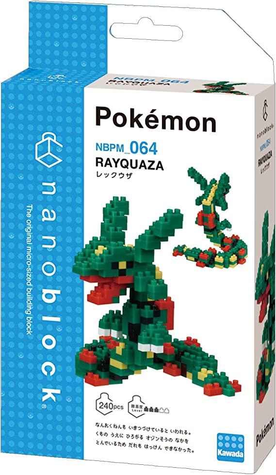 Nanoblock Rayquaza nanoblock Pokemon Series Building Kit