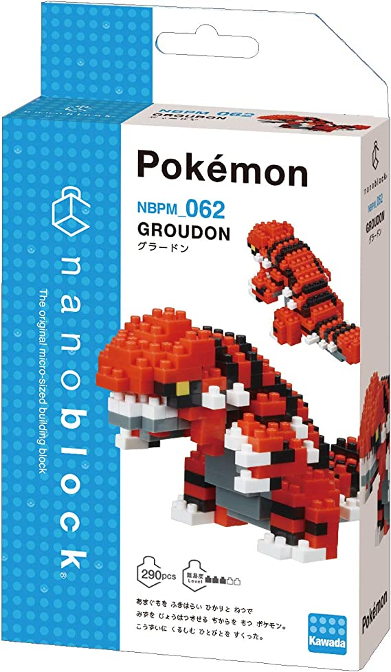Nanoblock Groudon nanoblock Pokemon Series Building Kit