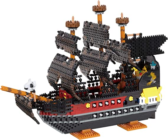 Nanoblock Pirate Ship DX Pirates Advanced Hobby Series Building Kit