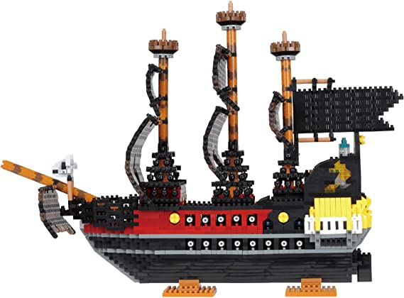 Nanoblock Pirate Ship DX Pirates Advanced Hobby Series Building Kit