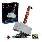 LEGO Marvel Thor's Hammer Mjolnir Deluxe Building Toy + Mystery Marvel Mini Figure