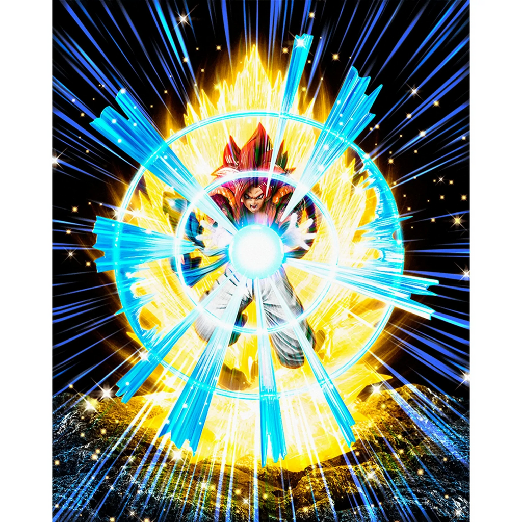Dokkan Battle 7Th Anniversary Ã—Figuarts Zero [Extra Battle] Collab Super Saiyan 4 Gogeta -Saiyan Warrior With Ultimate Power- "Dragon Ball Gt", Bandai Spirits Figuarts Zero