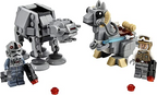 LEGO Star Wars at-at vs. Tauntaun Microfighters Building Kit Luke Skywalker and at-at Driver Minifigures New 2021 205 Pieces