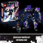 LEGO Marvel Black Panther Mech Armor Building Kit Collectible Mech and Minifigure for Super-Hero Kids Aged 7+ (124 Pieces)