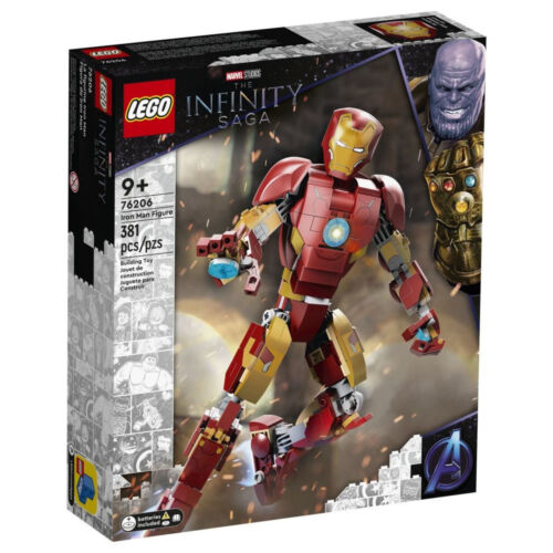 LEGO Iron Man Figure Detailed model of the metal-clad star of the Marvel movies 381 pieces