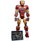 LEGO Iron Man Figure Detailed model of the metal-clad star of the Marvel movies 381 pieces