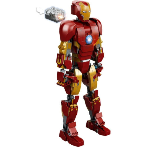 LEGO Iron Man Figure Detailed model of the metal-clad star of the Marvel movies 381 pieces