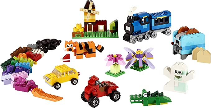 LEGO Classic Medium Creative Brick Box Building Toy Set for Kids, 484 Pieces LEGO-10696