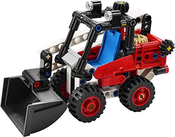 LEGO Technic Skid Steer Loader Model Building Kit for Kids Who Love Toy Construction Trucks New 2021 (139 Pieces)