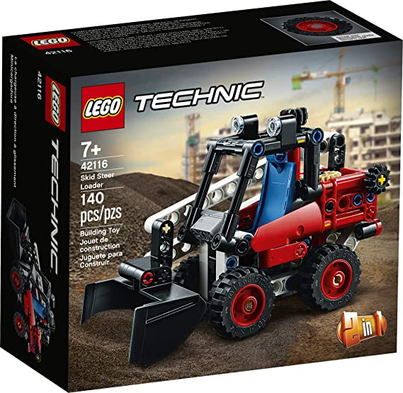 LEGO Technic Skid Steer Loader Model Building Kit for Kids Who Love Toy Construction Trucks New 2021 (139 Pieces)