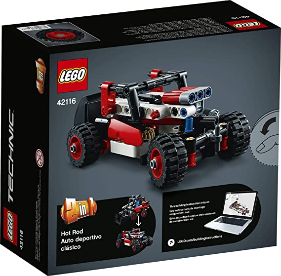 LEGO Technic Skid Steer Loader Model Building Kit for Kids Who Love Toy Construction Trucks New 2021 (139 Pieces)