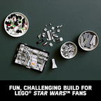 LEGO Star Wars Death Star Trench Run Diorama Building Kit for Adults Brick-Built Collectible for Display (665 Pieces)