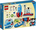 LEGO Disney Mickey and Friends Mickey Mouse & Minnie Mouse Space Rocket Building Kit New 2021 (88 Pieces)