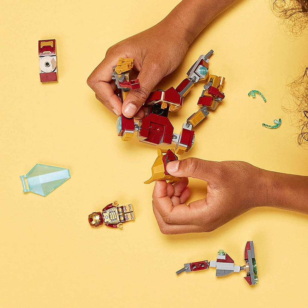 LEGO Marvel Iron Man Mech Armor 76203 Building Kit Collectible Mech and Minifigure for Iron Man Fans Aged 7+ (130 Pieces)