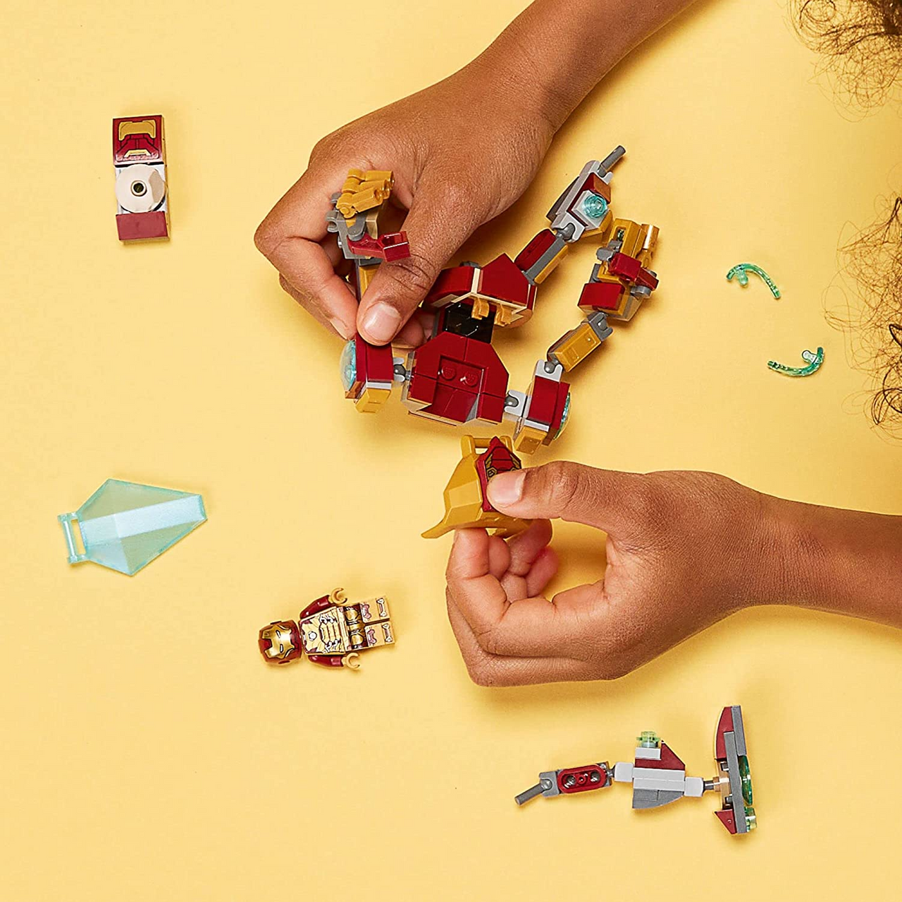 LEGO Marvel Iron Man Mech Armor 76203 Building Kit Collectible Mech and Minifigure for Iron Man Fans Aged 7+ (130 Pieces)