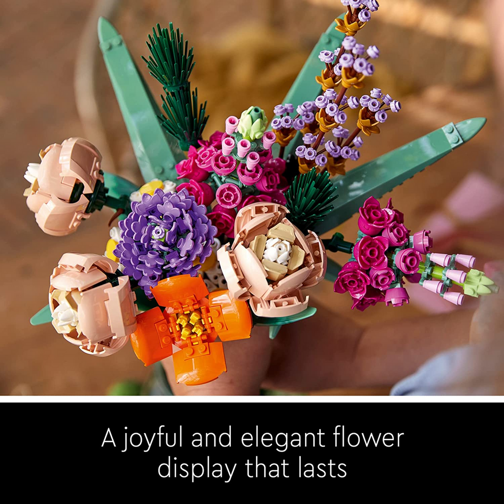 LEGO Flower Bouquet 10280 Building Kit; A Unique Flower Bouquet and Creative Project for Adults, New 2021 (756 Pieces)