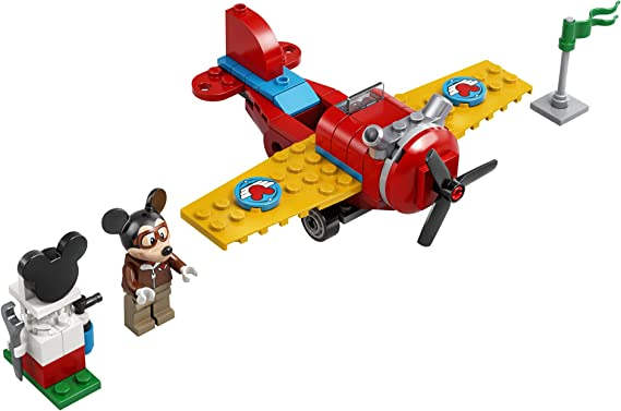 LEGO Disney Mickey and Friends Mickey Mouseâ€šÃ„Ã´s Propeller Plane 10772 Building Kit Toy; Perfect for Creative Play; New 2021 (59 Pieces)