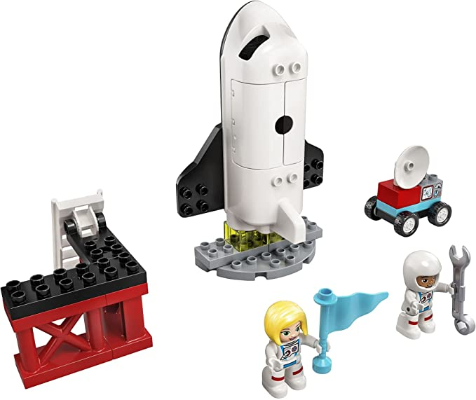 LEGO DUPLO Town Space Shuttle Mission Building Toy; Space Shuttle Creative Learning Playset New 2021 (23 Pieces)
