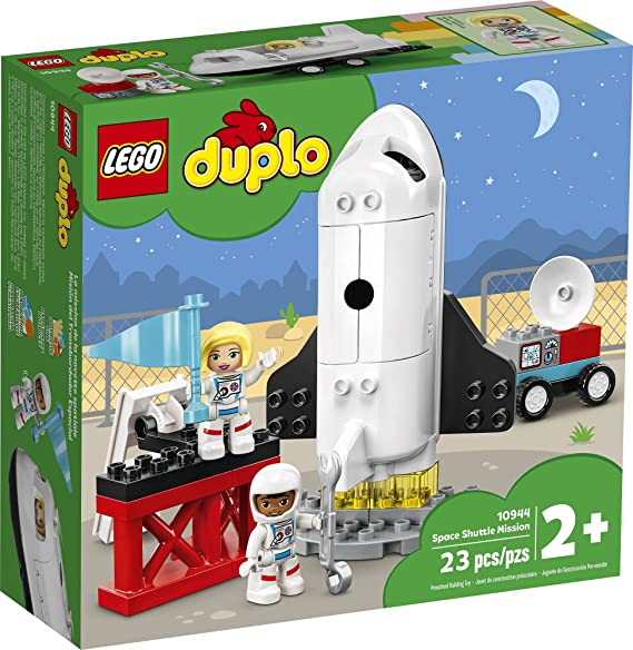 LEGO DUPLO Town Space Shuttle Mission Building Toy; Space Shuttle Creative Learning Playset New 2021 (23 Pieces)