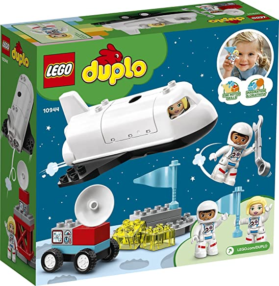 LEGO DUPLO Town Space Shuttle Mission Building Toy; Space Shuttle Creative Learning Playset New 2021 (23 Pieces)
