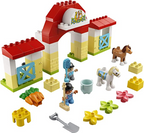 LEGO DUPLO Town Horse Stable and Pony Care 10951 Horse and Pony Stable Playset for Preschoolers; Great Gift for Kids Who Love Horses, Ponies and Pony Rides, New 2021 (65 Pieces)