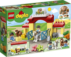 LEGO DUPLO Town Horse Stable and Pony Care 10951 Horse and Pony Stable Playset for Preschoolers; Great Gift for Kids Who Love Horses, Ponies and Pony Rides, New 2021 (65 Pieces)