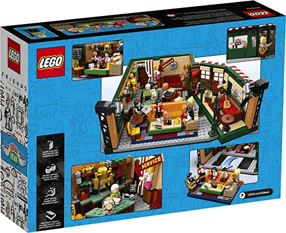 LEGO 21319 Ideas Central Perk Friends TV Show Series with Iconic Cafe Studio and 7 Minifigures 25th Anniversary Collectible Set