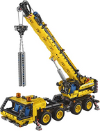 LEGO Technic Mobile Crane 42108 Building Kit, A Super Model Crane to Build for Any Fan of Construction Toys (1,292 Pieces)