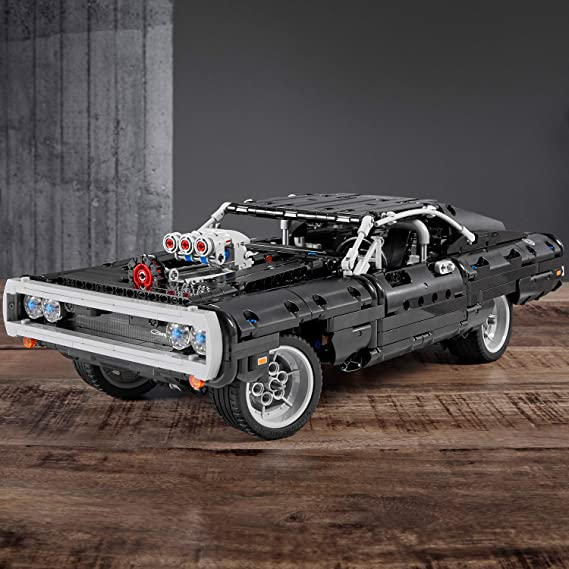 LEGO Technic Fast & Furious Dom's Dodge Charger 42111 Race Car Building Set (1,077 Pieces)