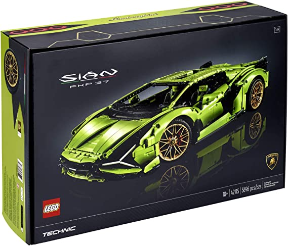 LEGO Technic Lamborghini Sian FKP 37 Building Project for Adults , a True Representation of The Original Sports Car