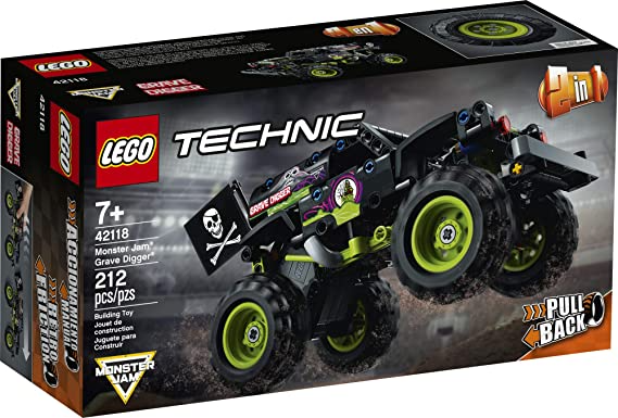 LEGO Technic Monster Jam Grave Digger Model Building Kit for Boys and Girls Who Love Monster Truck Toys New 2021 (212 Pieces)