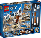 LEGO City Space Deep Space Rocket and Launch Control 60228 Model Rocket Building Kit with Toy Monorail, Control Tower and Astronaut Minifigures, Fun STEM Toy for Creative Play (837 Pieces)