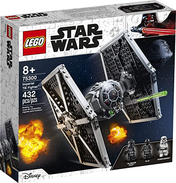 LEGO Star Wars Imperial TIE Fighter 75300 Building Kit; Awesome Construction Toy for Creative Kids, New 2021 (432 Pieces)
