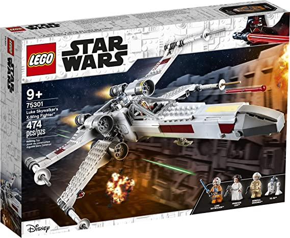 LEGO Star Wars Luke Skywalkerâ€šÃ„Ã´s X-Wing Fighter 75301 Awesome Toy Building Kit for Kids, New 2021 (474 Pieces)