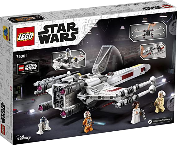 LEGO Star Wars Luke Skywalkerâ€šÃ„Ã´s X-Wing Fighter 75301 Awesome Toy Building Kit for Kids, New 2021 (474 Pieces)