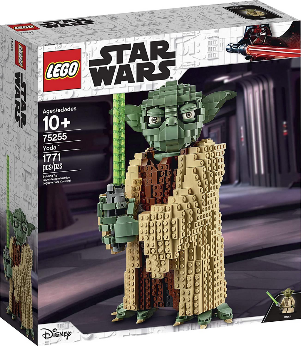 LEGO Star Wars Attack of The Clones Yoda Yoda Building Model and Collectible Minifigure with Lightsaber (1,771 Pieces)
