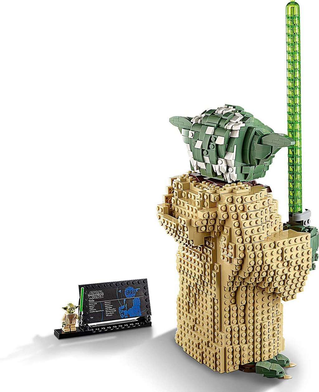 LEGO Star Wars Attack of The Clones Yoda Yoda Building Model and Collectible Minifigure with Lightsaber (1,771 Pieces)