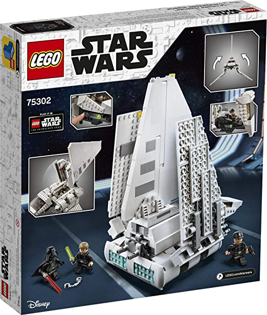 LEGO Star Wars Imperial Shuttle Building Kit Awesome Building Toy for Kids Featuring Luke Skywalker and Darth Vader for Fans Aged 9 and Up New 2021 (660 Pieces)