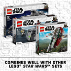 LEGO Star Wars Boba Fettâ€™s Starship 75312 Fun Toy Building Kit; Awesome Gift Idea for Kids; New 2021 (593 Pieces)