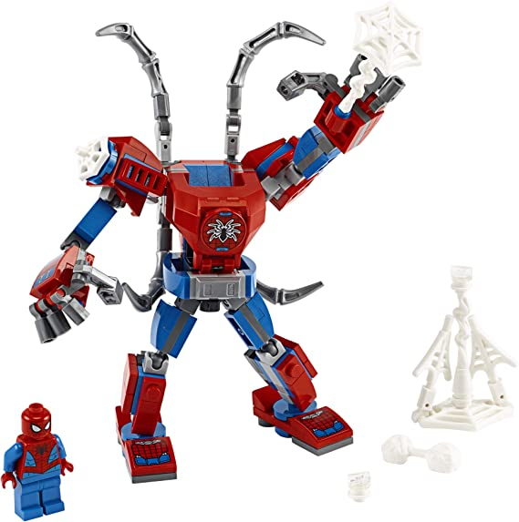 LEGO Marvel Spider-Man: Spider-Man Mech 76146 Kidsâ€šÃ„Ã´ Superhero Building Toy, Playset with Mech and Minifigure (152 Pieces)